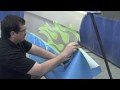 Prepare Paint For Artwork – Masking Flame From Donnie-Smith.com