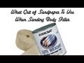 What Grit Sandpaper To Use When Sanding Body Filler or Removing Paint