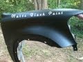 How To Spray Matte Black Paint – Single Stage Paint Without Clear Coat